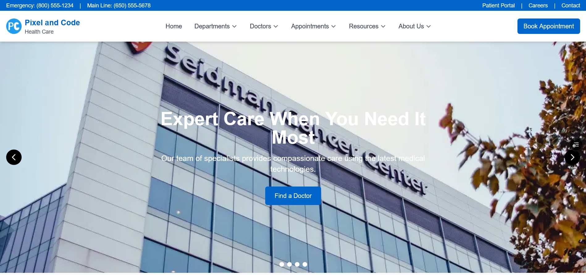 Healthcare Web System